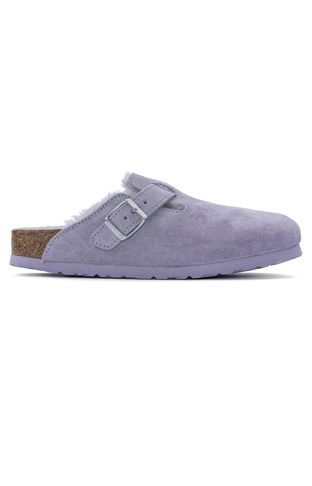 (1023302) Boston Shearling Slippers - Purple Fog