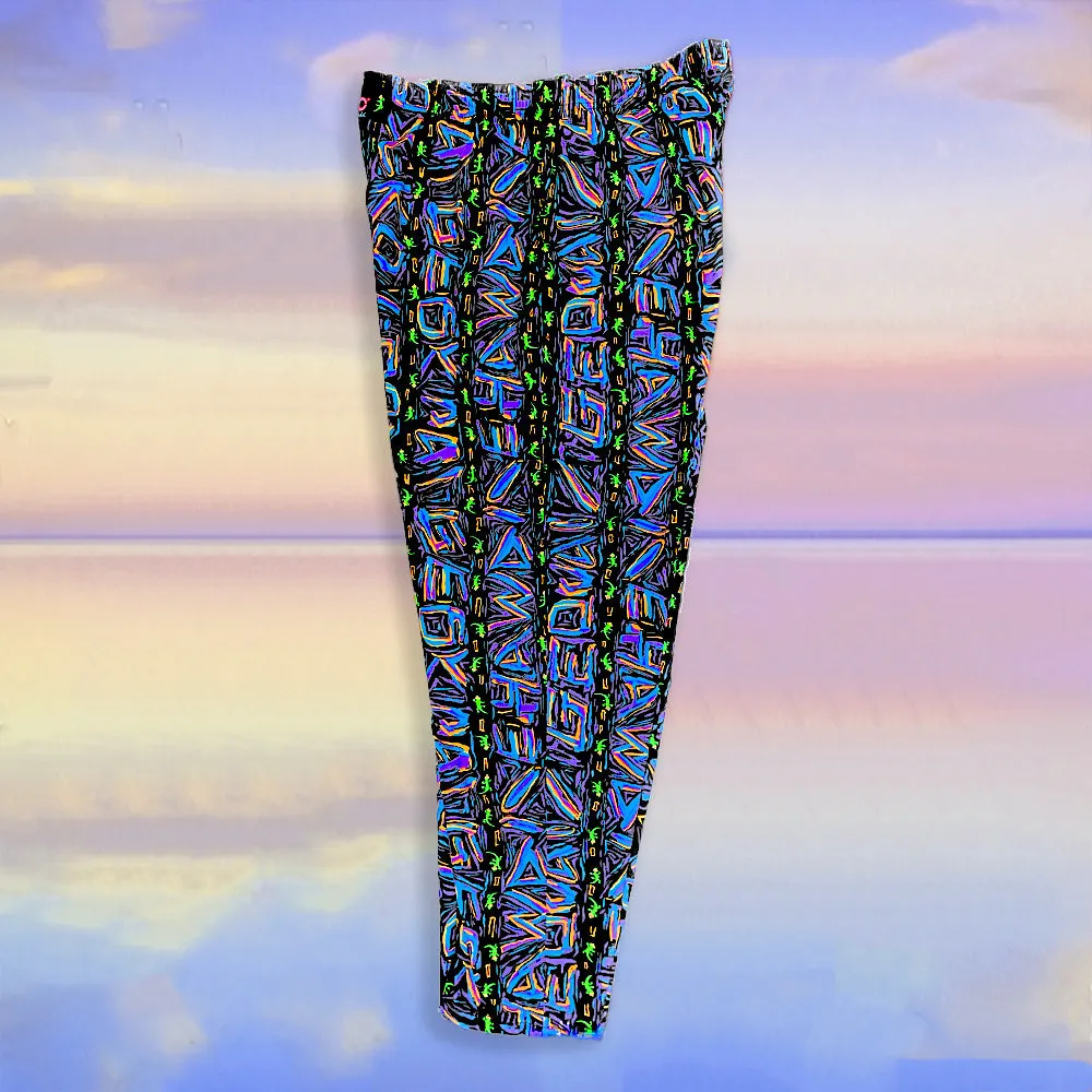 1980s Classic Cotton Multi Stripe Beach Pants