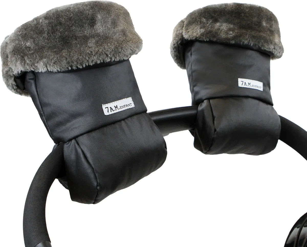 7 A.M. Enfant Warmmuffs - Waxed/Inner Fur