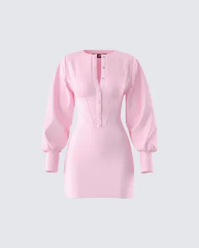 Alice Pink Mini Dress