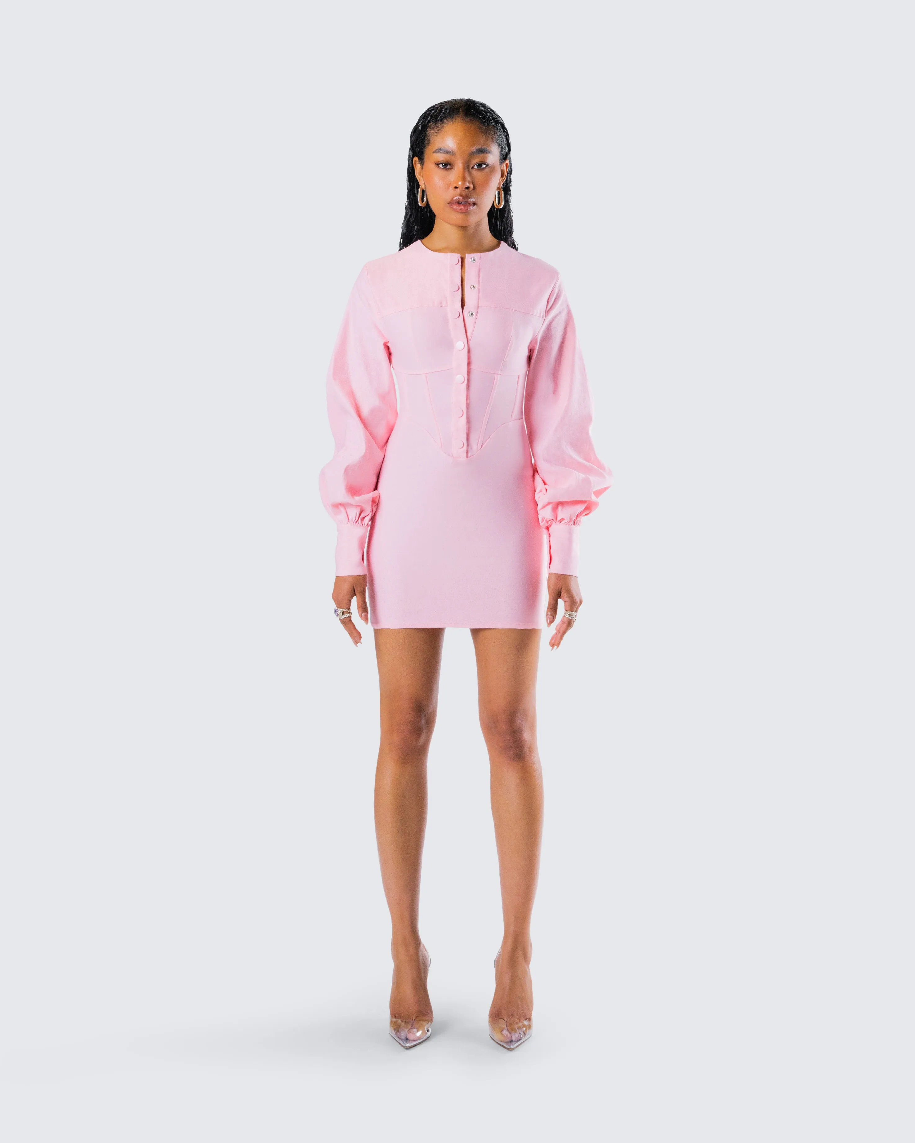 Alice Pink Mini Dress