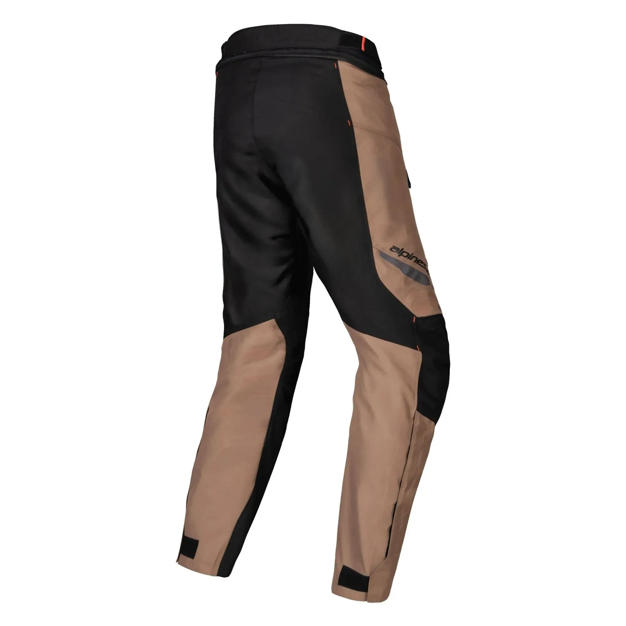 Alpinestars ST-1 Waterproof Textile Trouser Dark Khaki / Sand / Black / Fluo Red