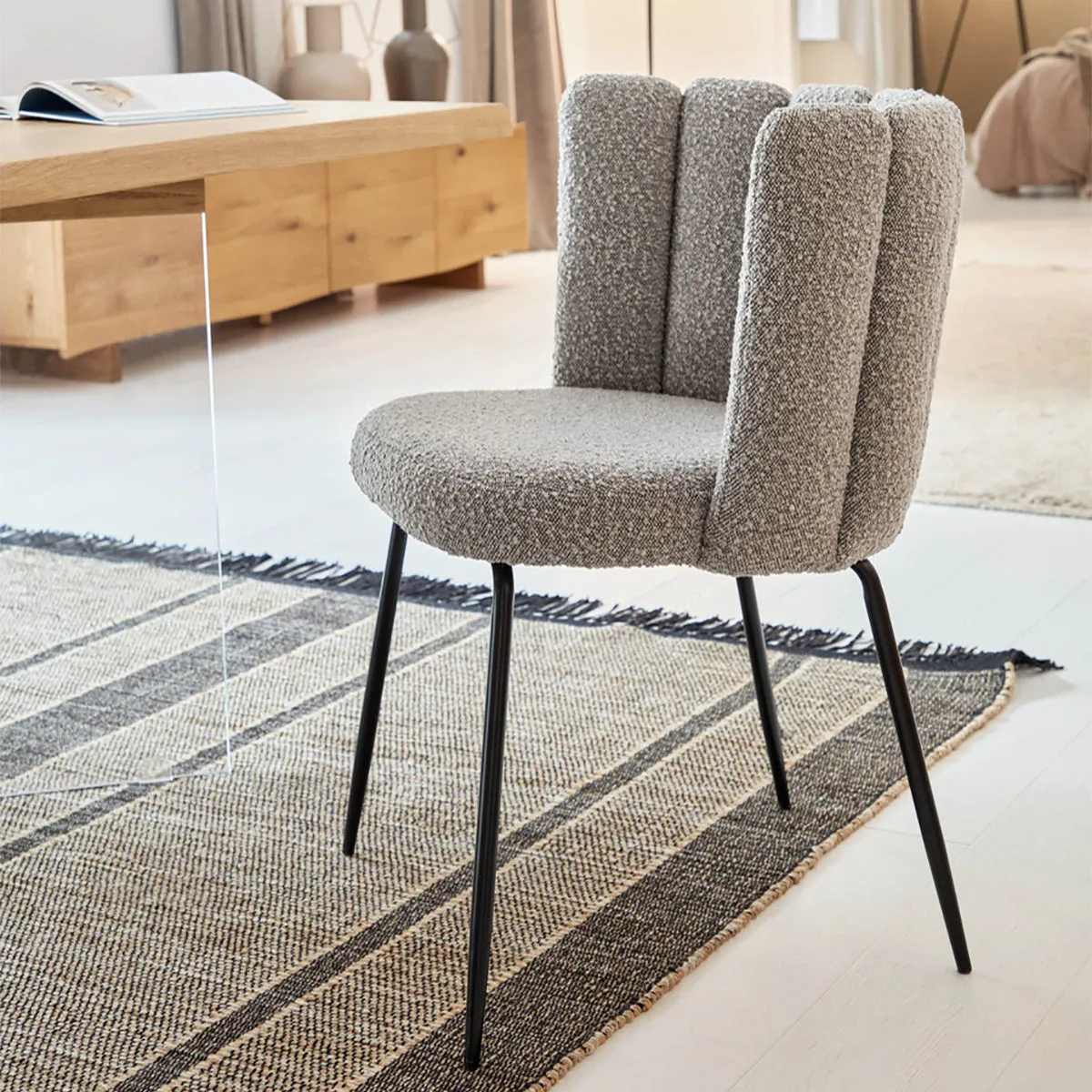 Aniela Boucle Dining Chair