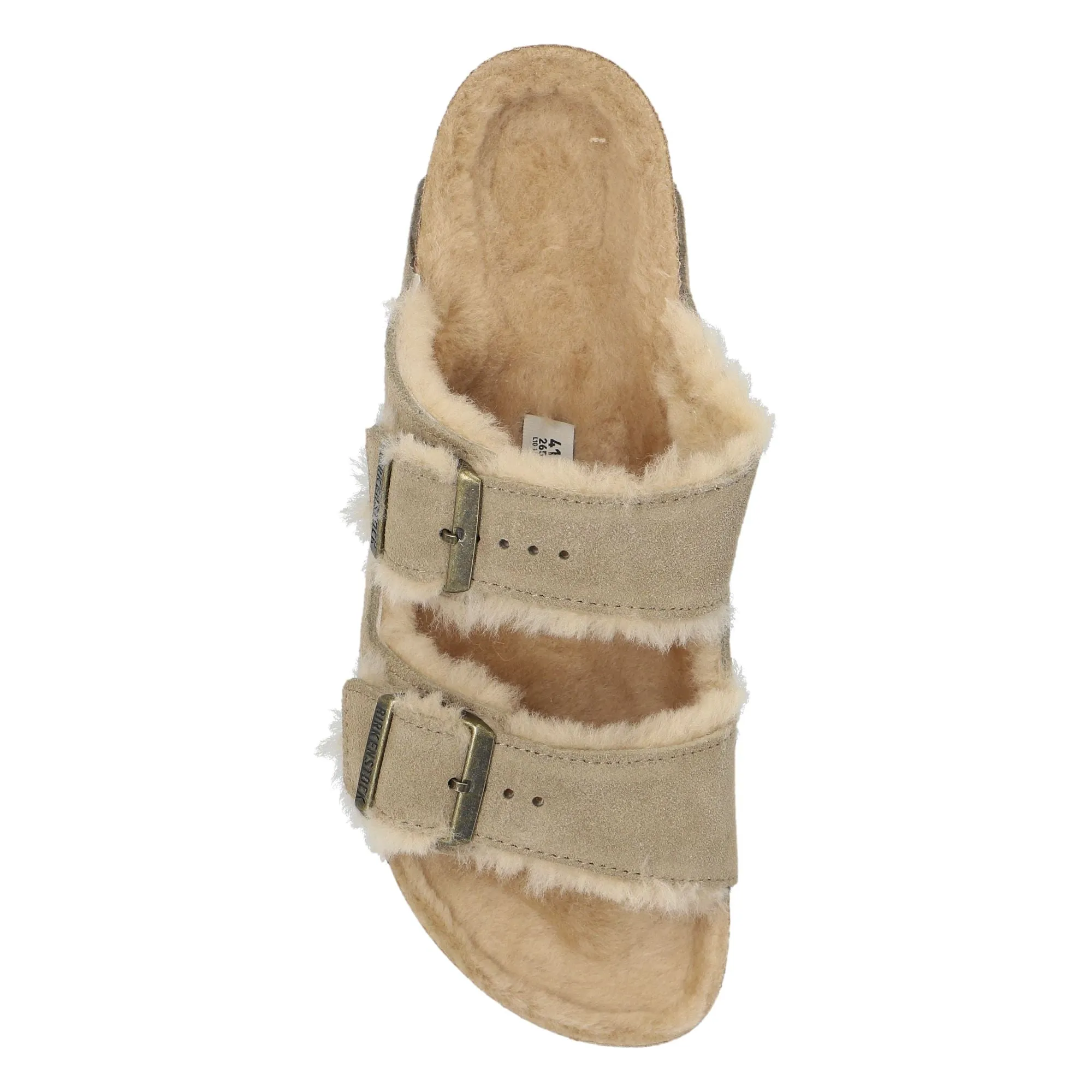 ARIZONA SHEARLING SUEDE TAUPE N