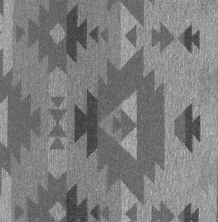 Aztec Design Throw - Gray