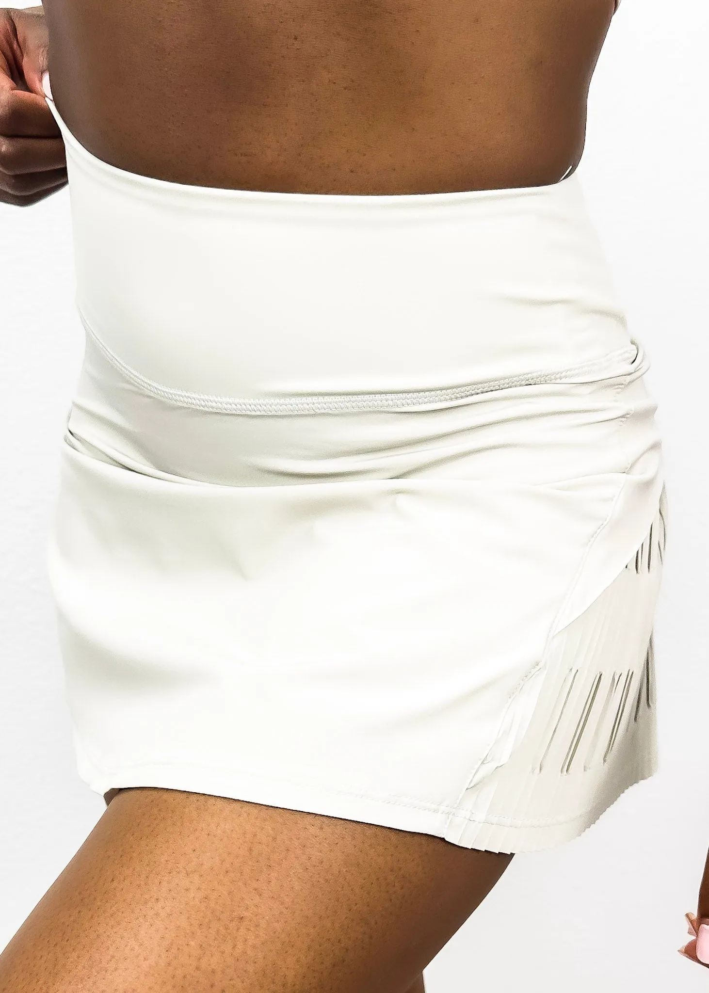 Back Pleated Lined Tennis Skirt by Anna-Kaci