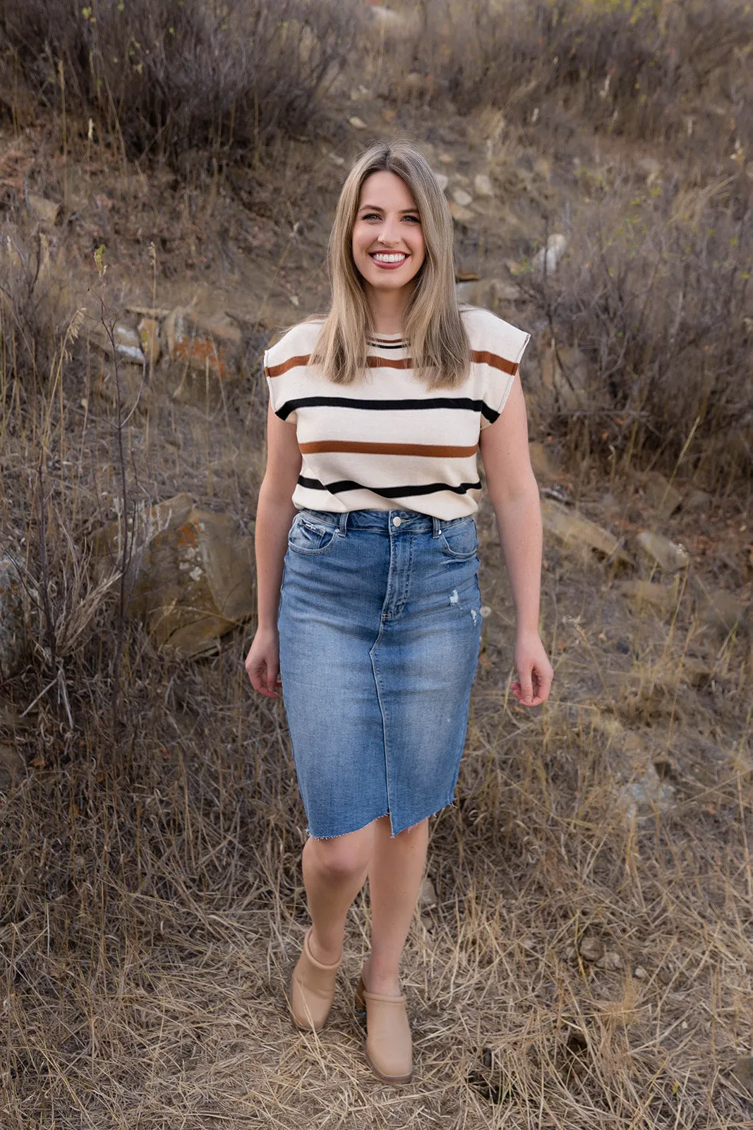 Brooklyn Denim Skirt