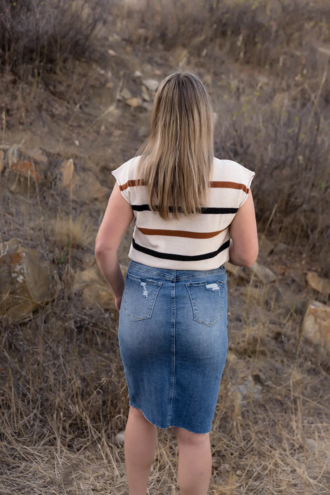 Brooklyn Denim Skirt