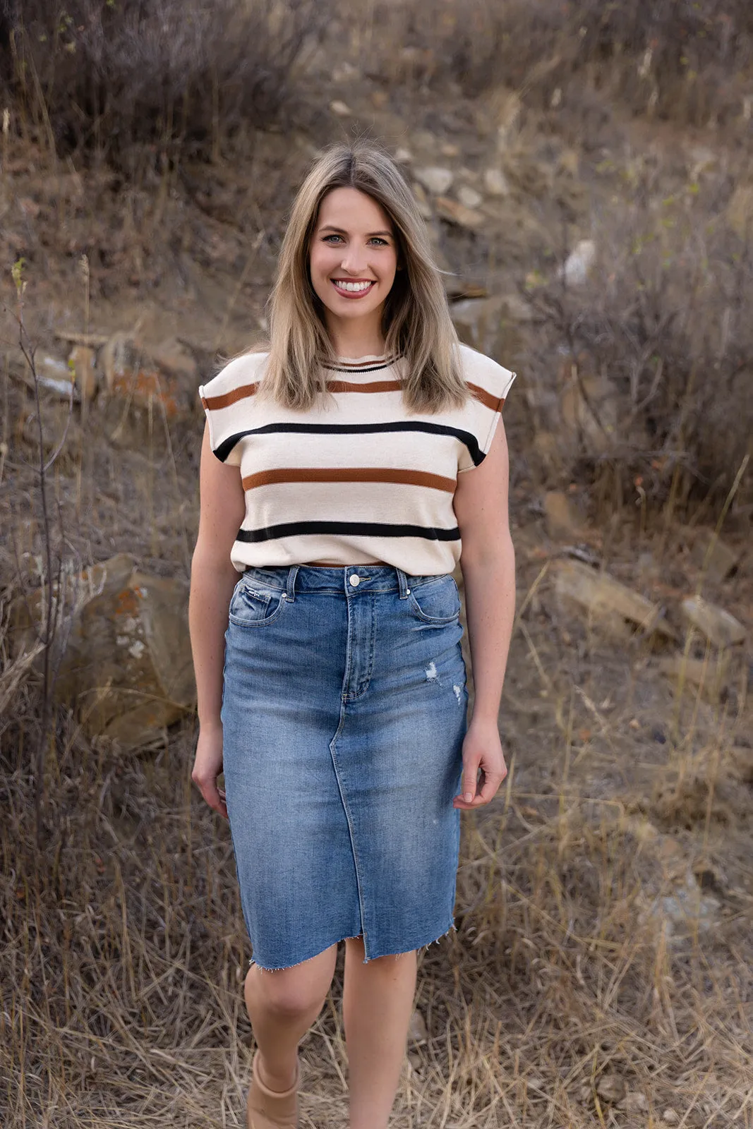 Brooklyn Denim Skirt