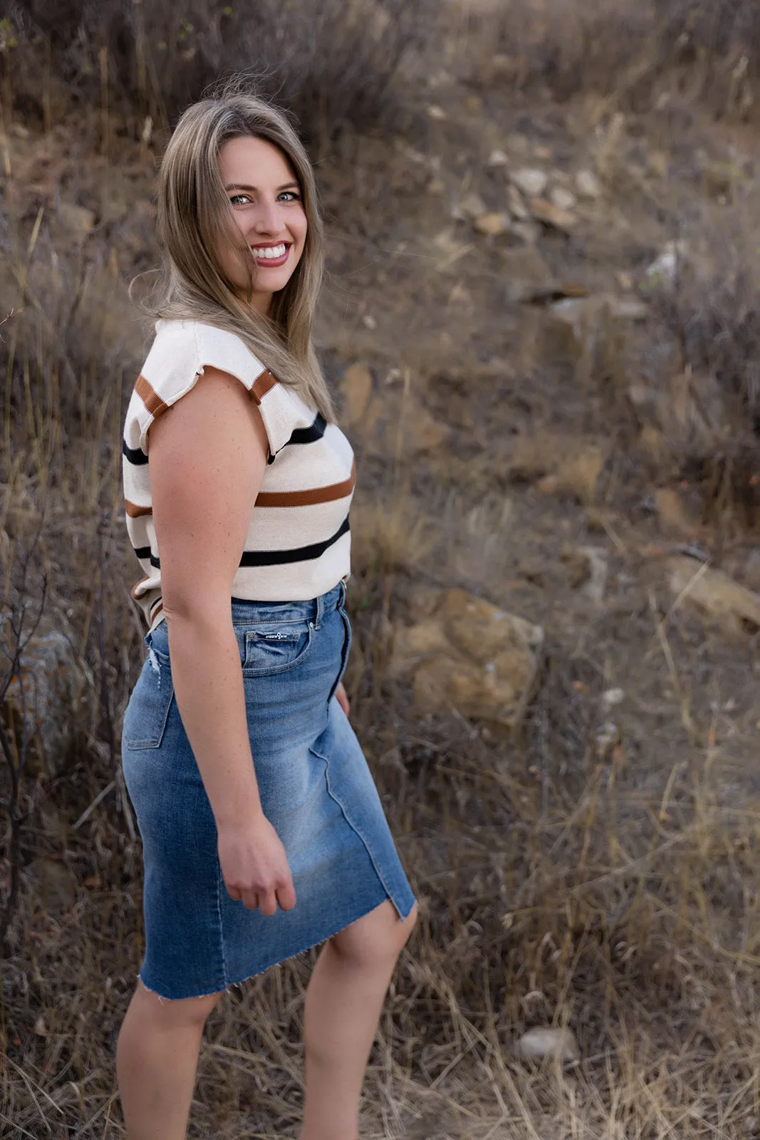 Brooklyn Denim Skirt