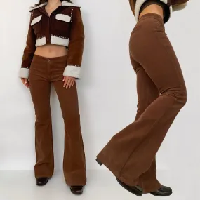 Brown Corduroy Flares