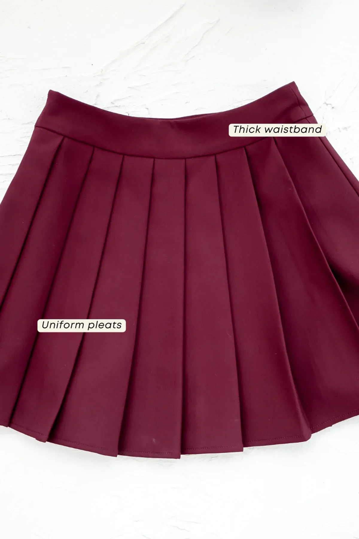 CAMU PLEATED SKIRT IN ECRU