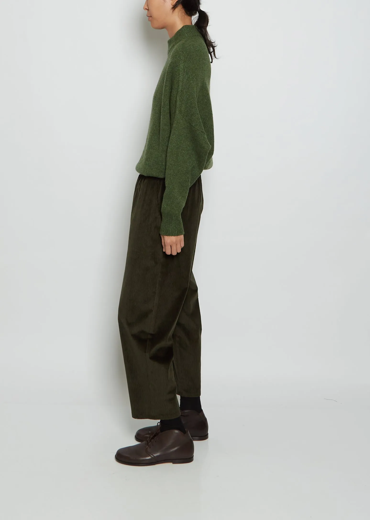 Carrot Cashmere Corduroy Pants