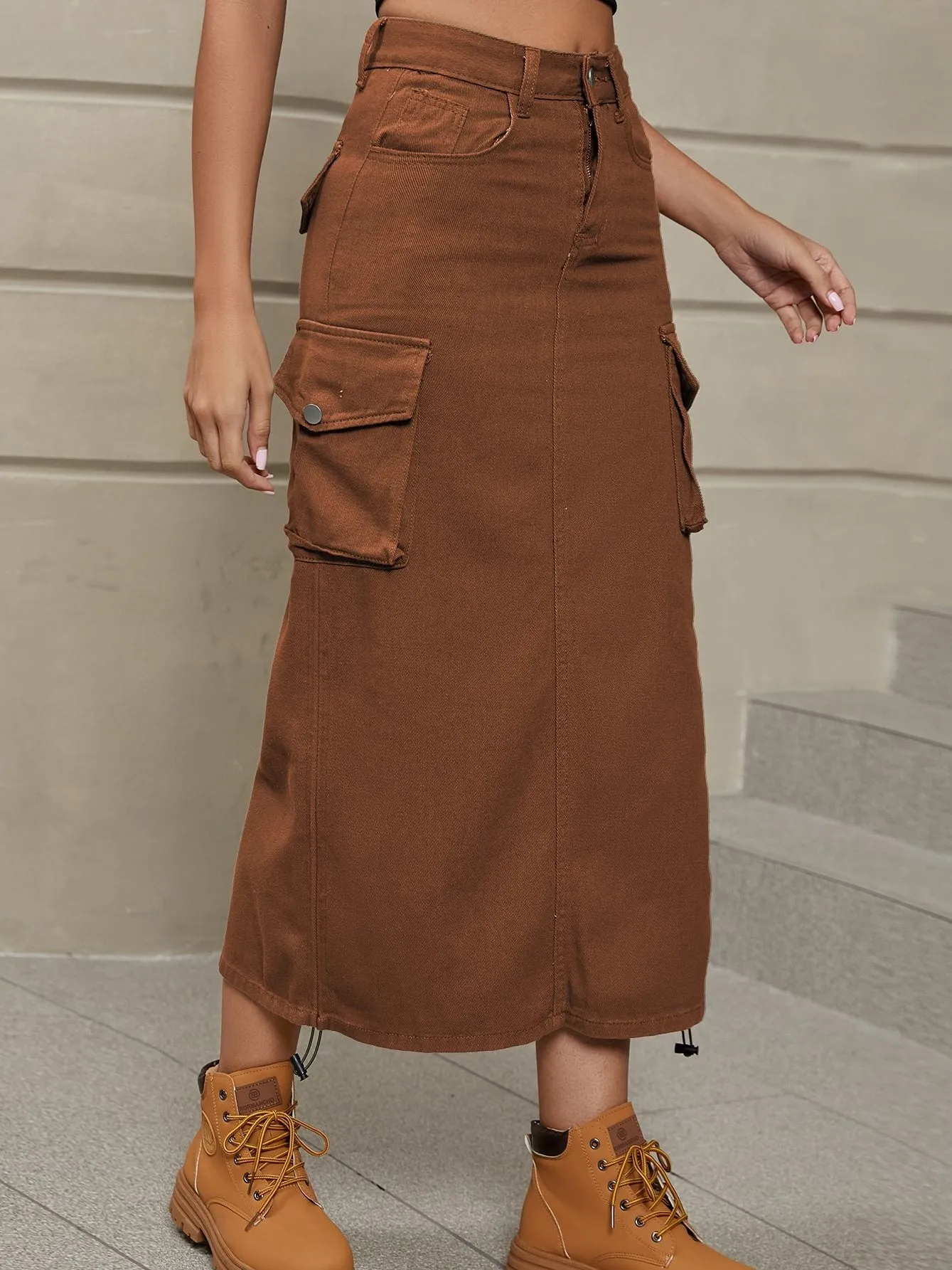 Casual Mid-length Skirt