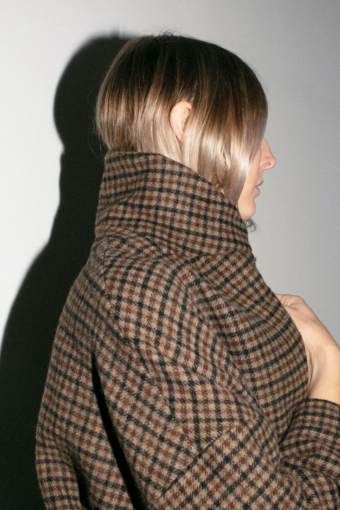 Checkered Cedar Coat