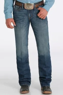 CINCH MEN'S SLIM FIT IAN - DARK STONEWASH - MB54636001