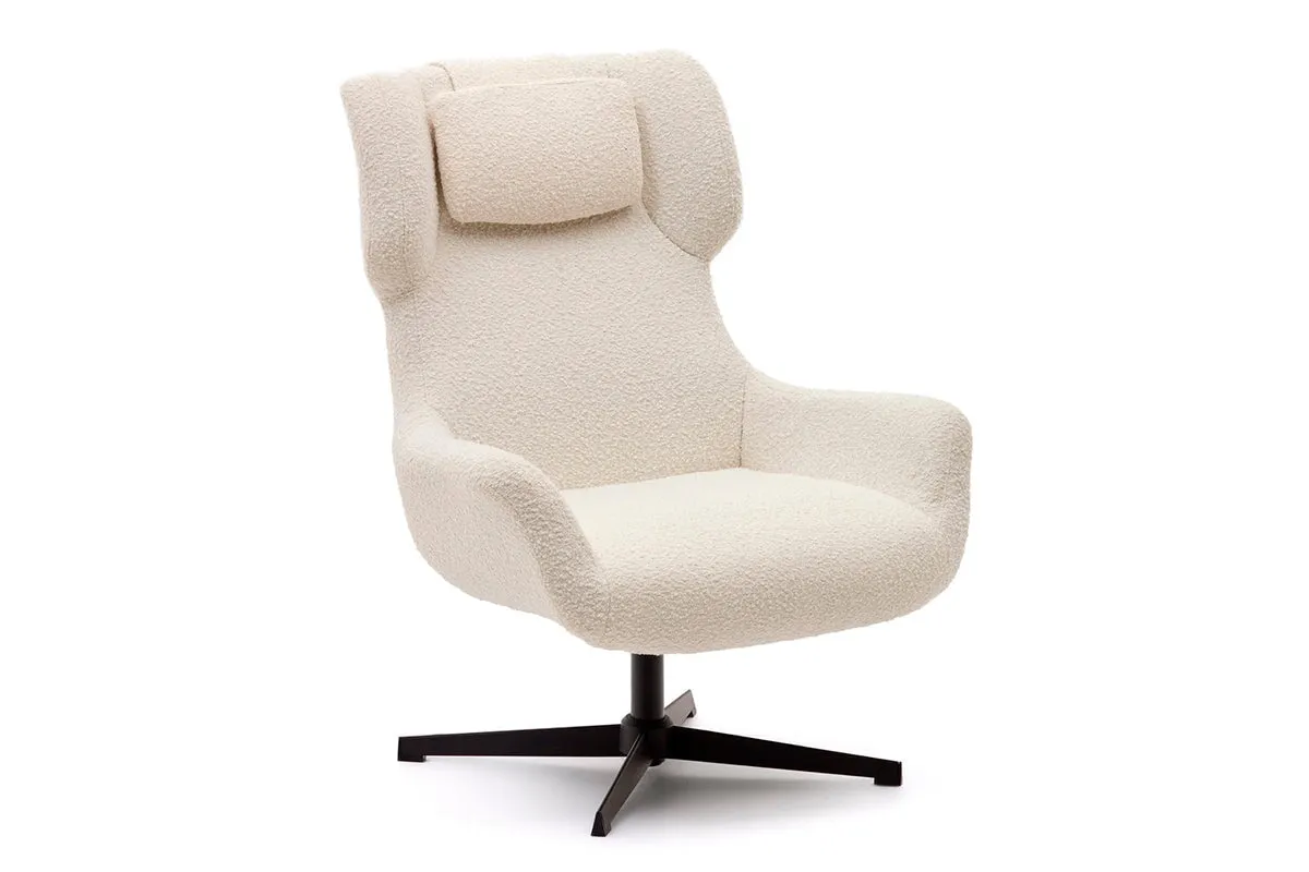 Como Zalin Armchair - Shearling Fabric [Shearling Fabric]