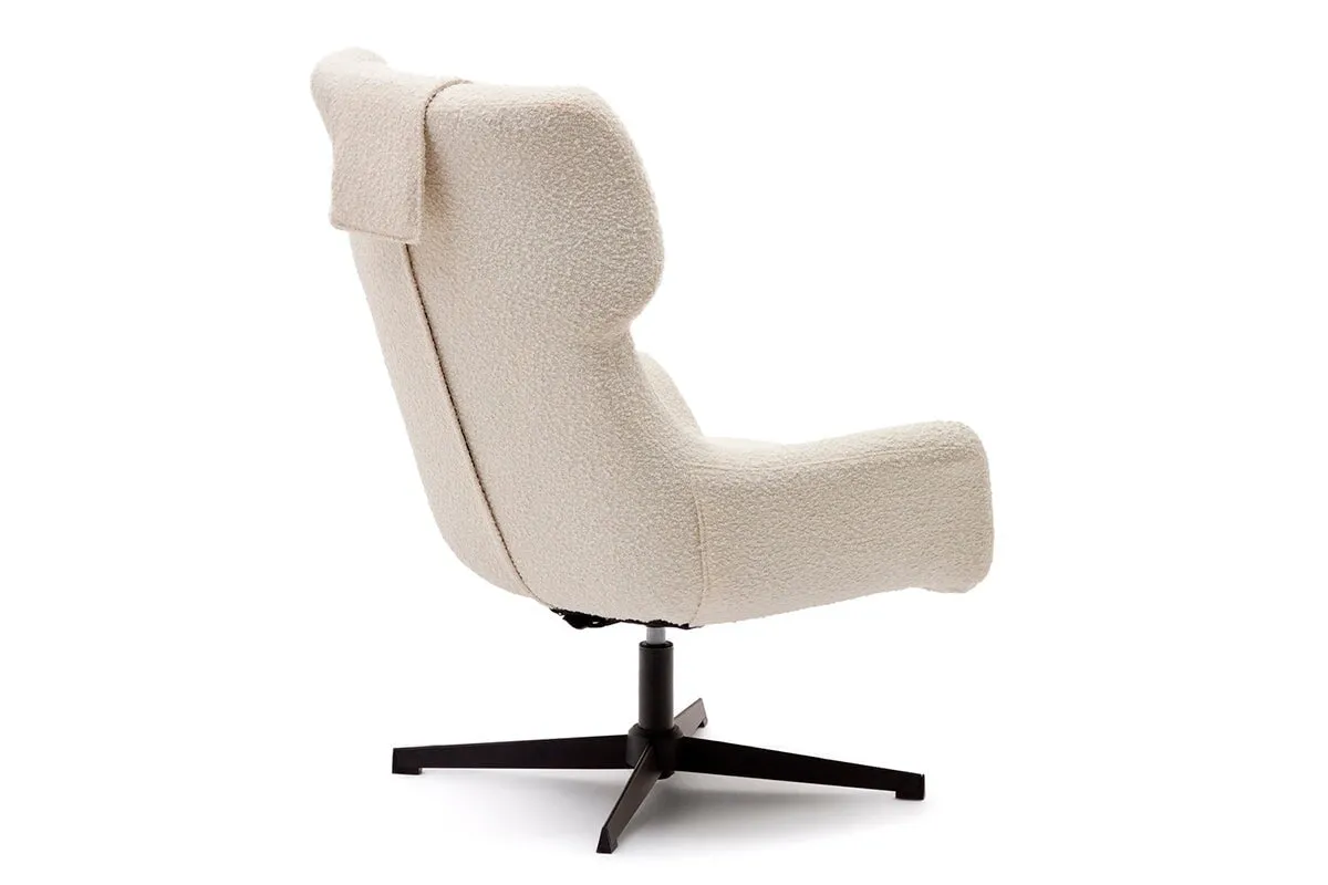 Como Zalin Armchair - Shearling Fabric [Shearling Fabric]