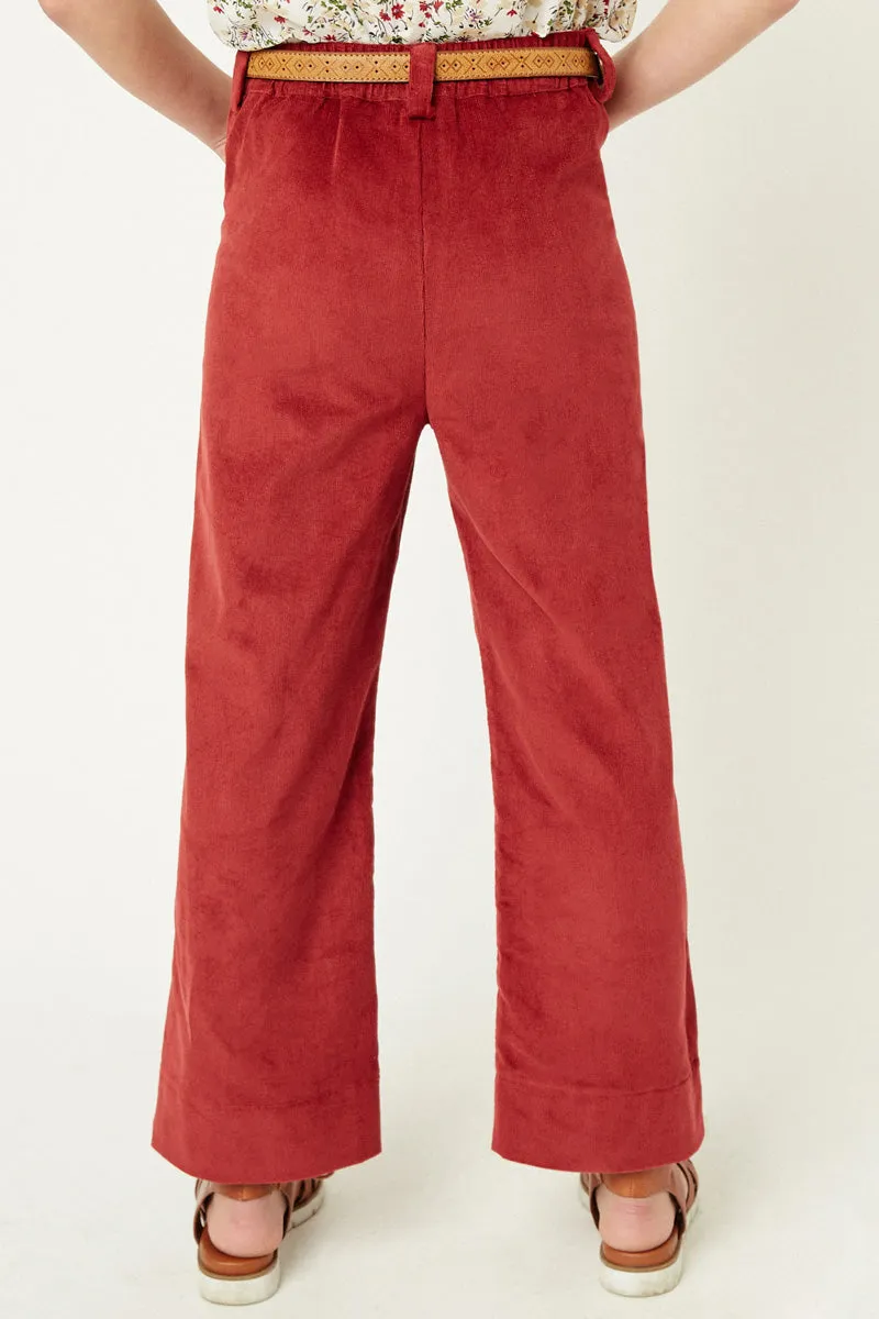 Corduroy Wide Leg Pants