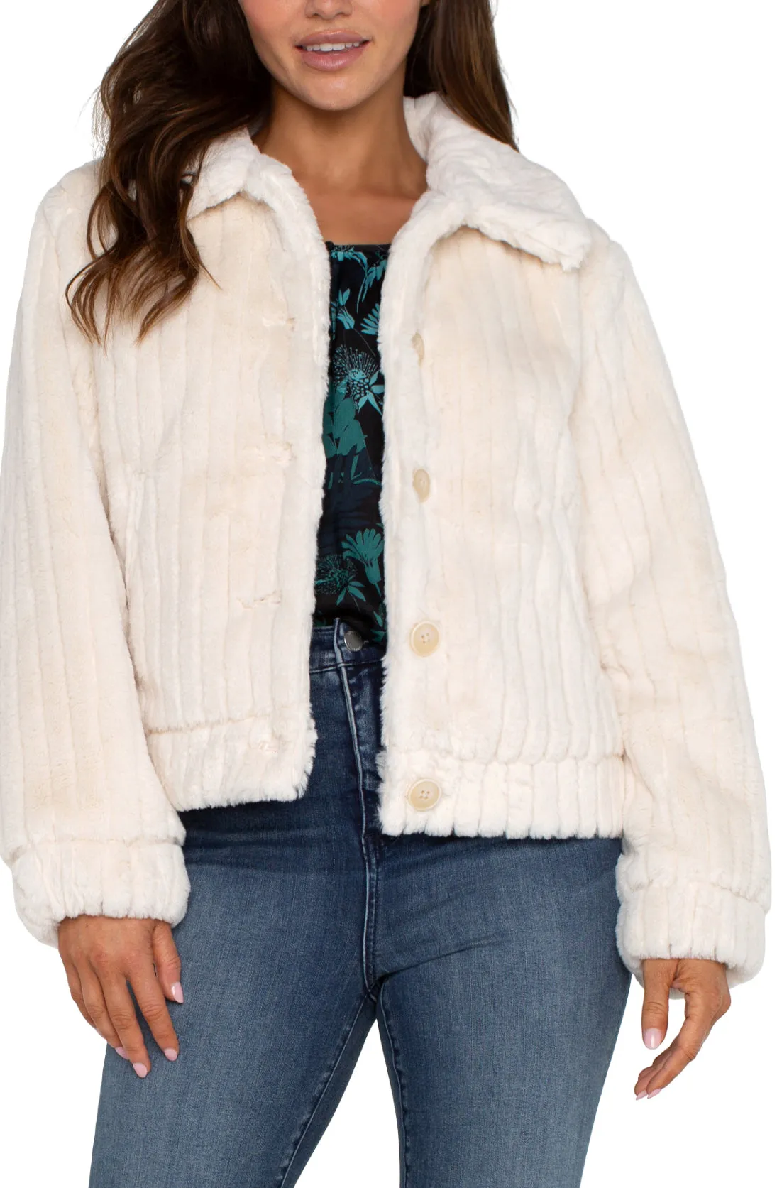 Cream Fur Jacket