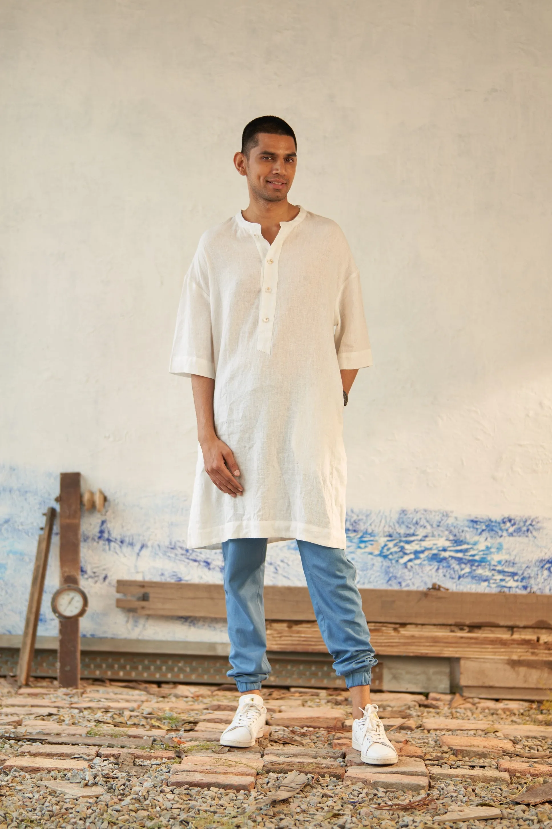 Crushed Ice Kurta (with Jogger)