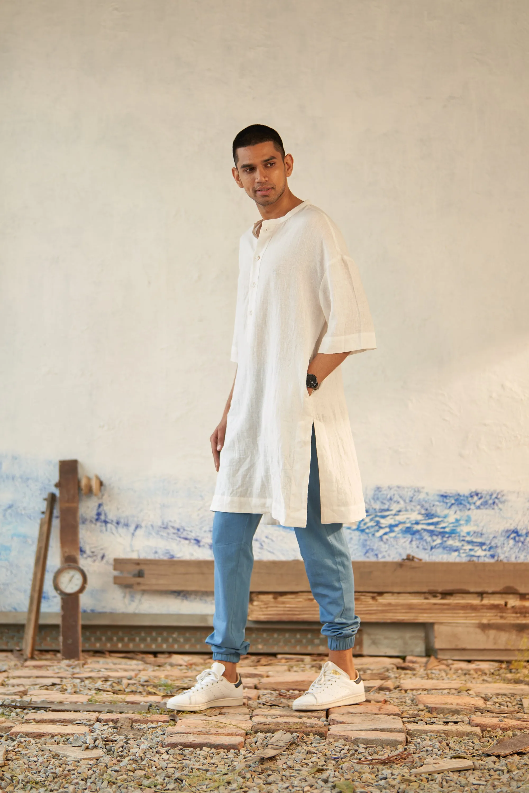 Crushed Ice Kurta (with Jogger)