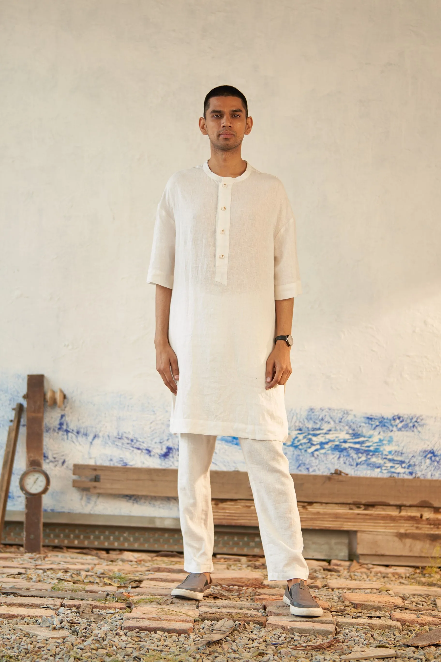 Crushed Ice Kurta (with Jogger)