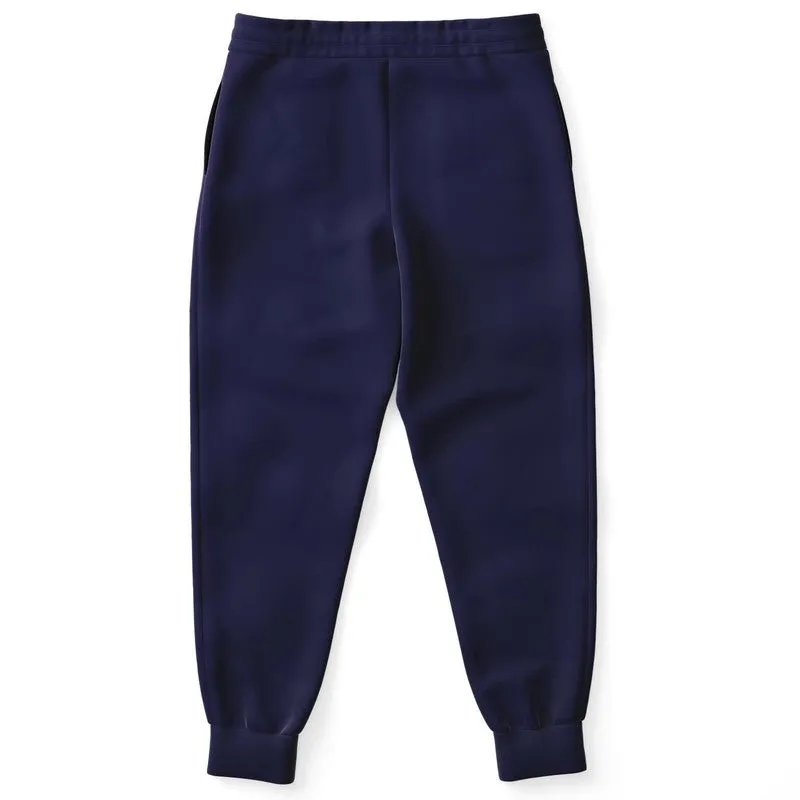 Dark Midtone Blue Joggers | Unisex | with PLUS sizes | C80M80Y0K80