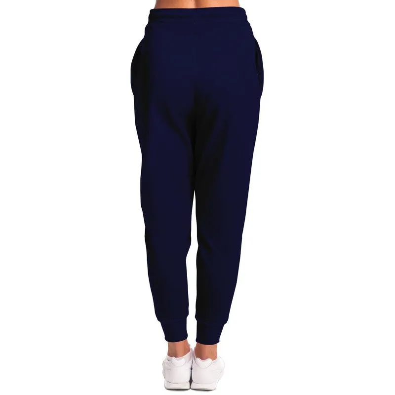 Dark Midtone Blue Joggers | Unisex | with PLUS sizes | C80M80Y0K80