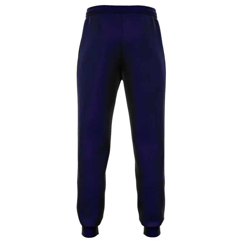 Dark Midtone Blue Joggers | Unisex | with PLUS sizes | C80M80Y0K80