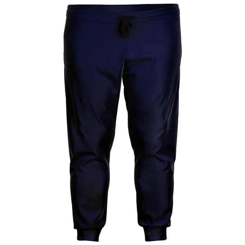 Dark Midtone Blue Joggers | Unisex | with PLUS sizes | C80M80Y0K80