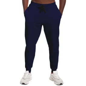 Dark Midtone Blue Joggers | Unisex | with PLUS sizes | C80M80Y0K80