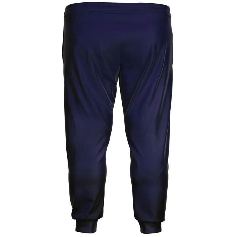 Dark Midtone Blue Joggers | Unisex | with PLUS sizes | C80M80Y0K80