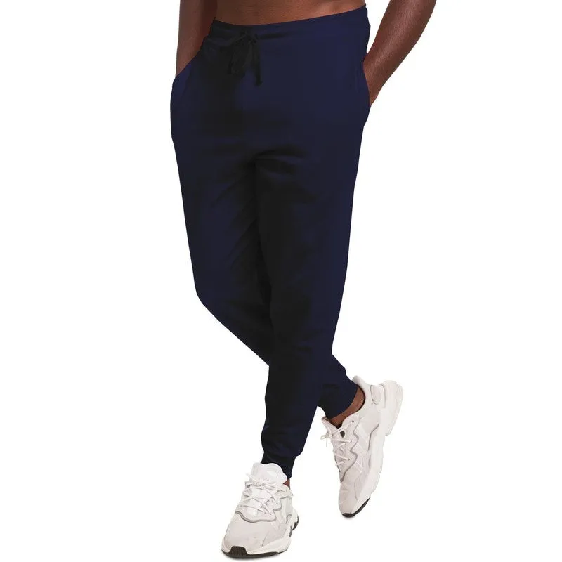 Dark Midtone Blue Joggers | Unisex | with PLUS sizes | C80M80Y0K80