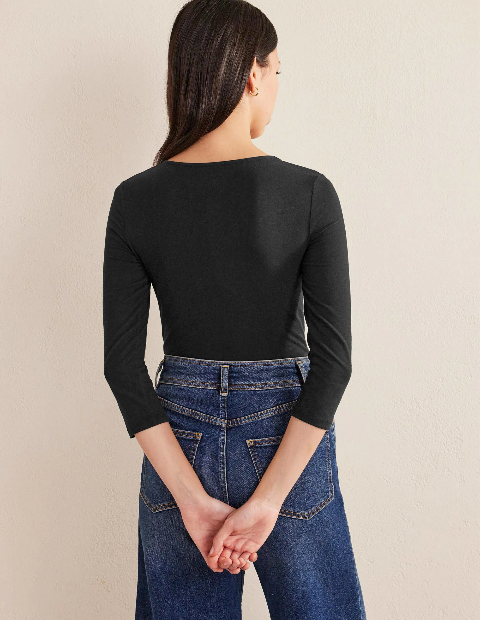 Double Layer Front Top-Black