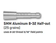 Easton FMJ 5MM Match Grade Shafts w/Half-Out Inserts 12pk