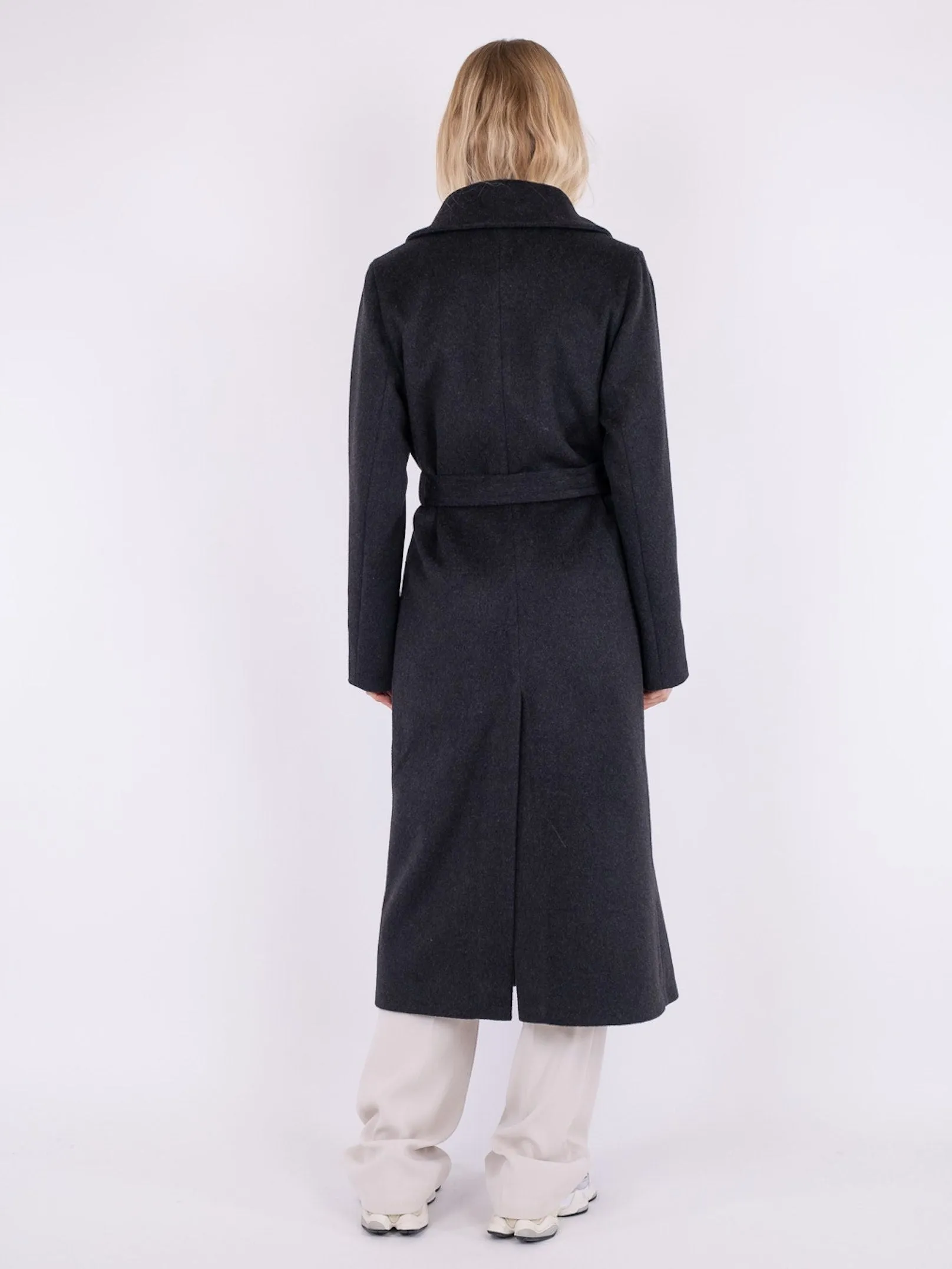 Edgar Wool Coat - Dark Grey