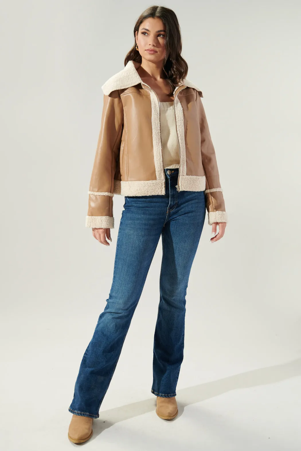 Embers Leather Sheepskin Jacket