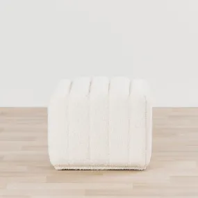 Florie Ottoman - Shearling