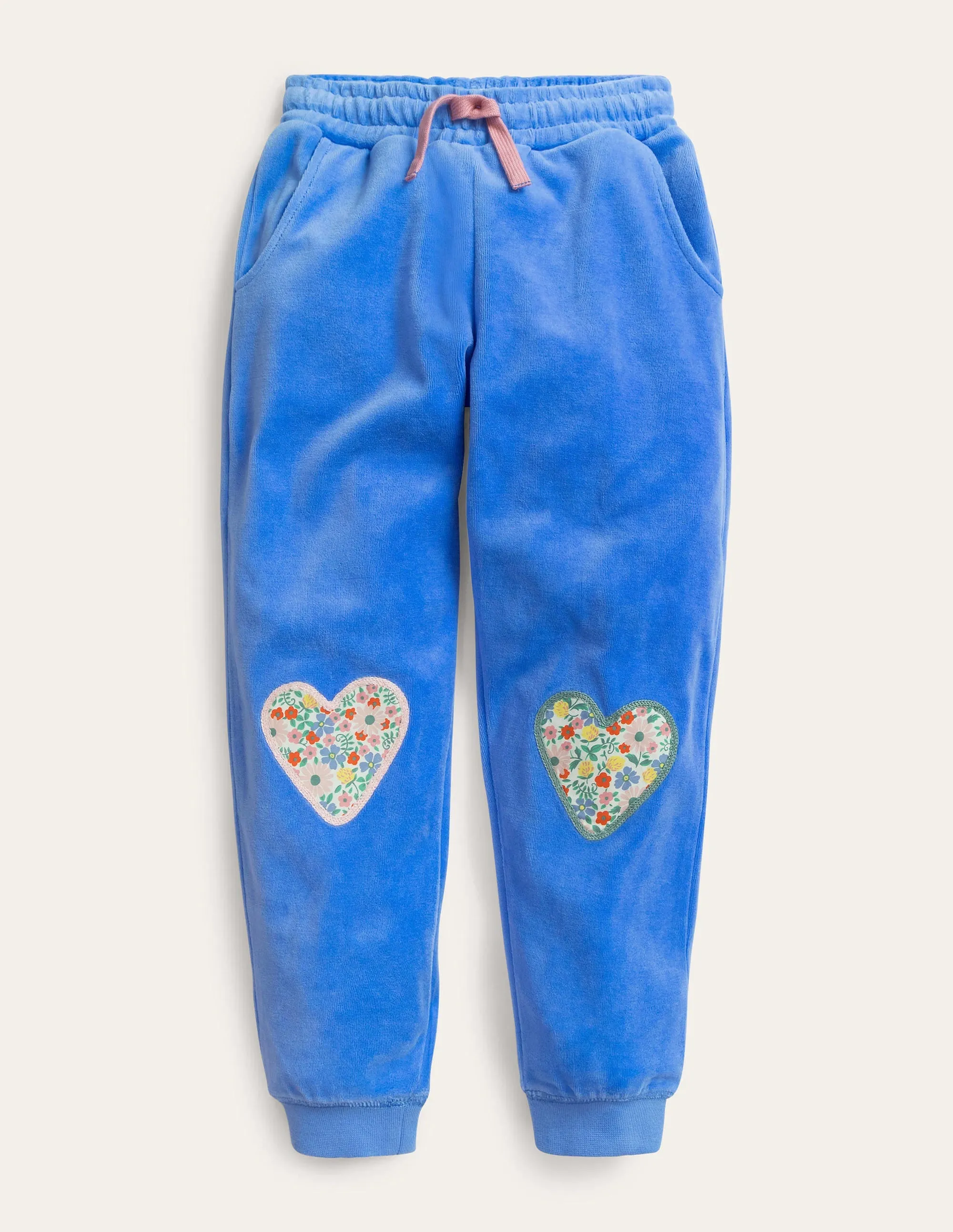 Fun Joggers-Blue Marl Hearts