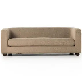 Gidget Sofa, Sheepskin Camel