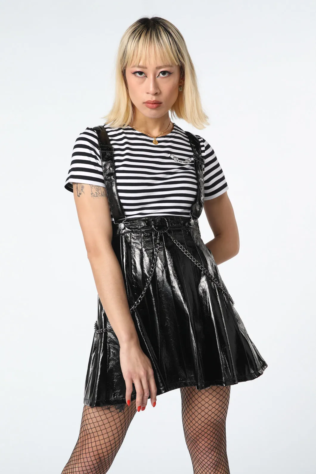 Grunge Pleated Pinny