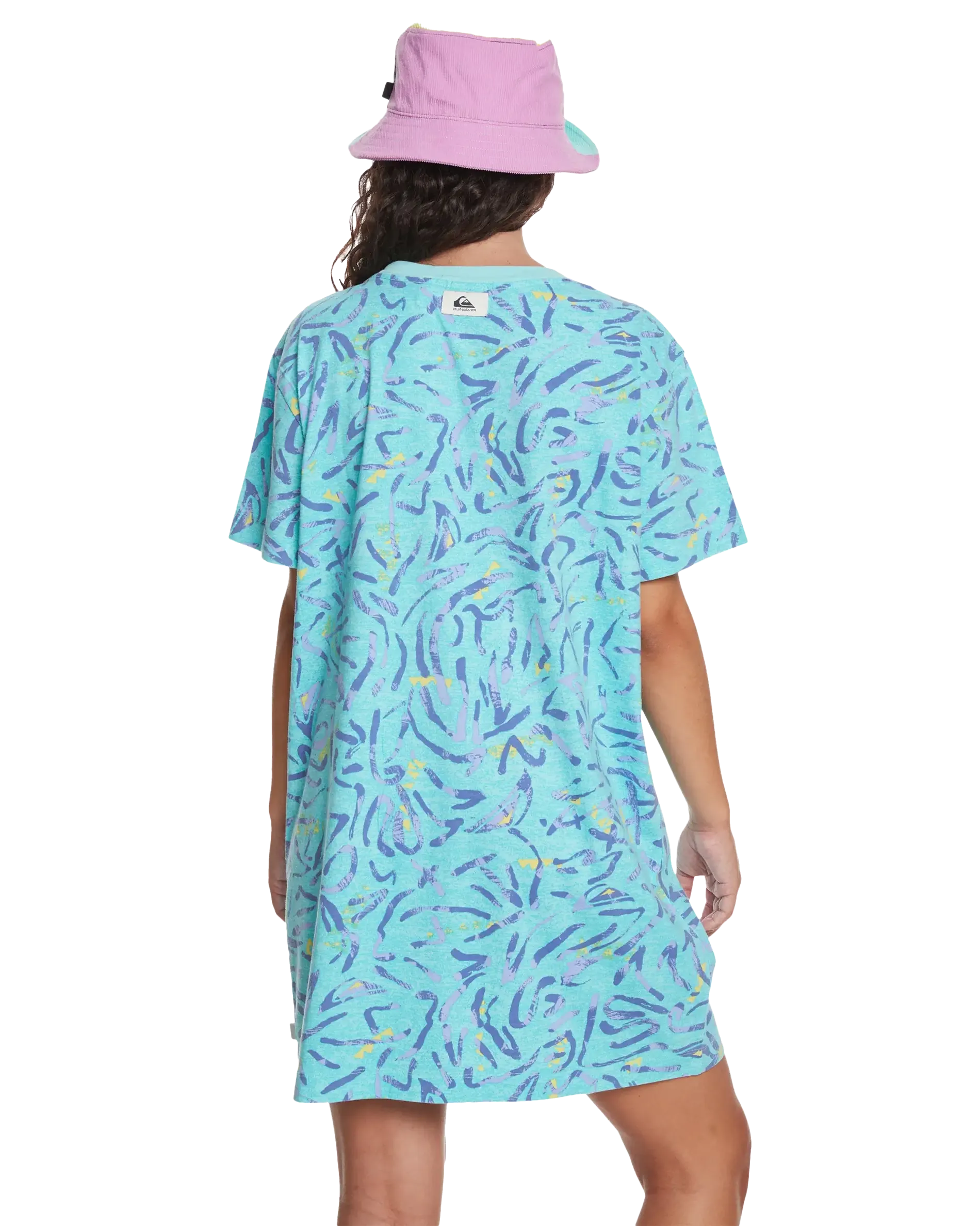 Heritage Days T-Shirt Dress in Aqua Sky Strange Daze