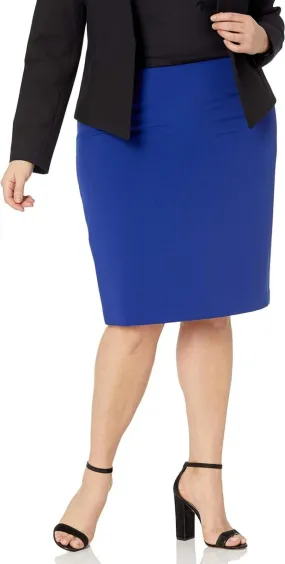 Kasper Women's Plus Size Crepe Slim Skirt 10735718