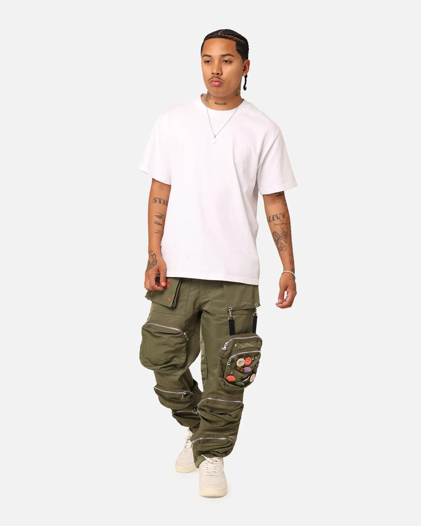 Lifted Anchors "V2 Bomber" Cargo Pants Moss Green