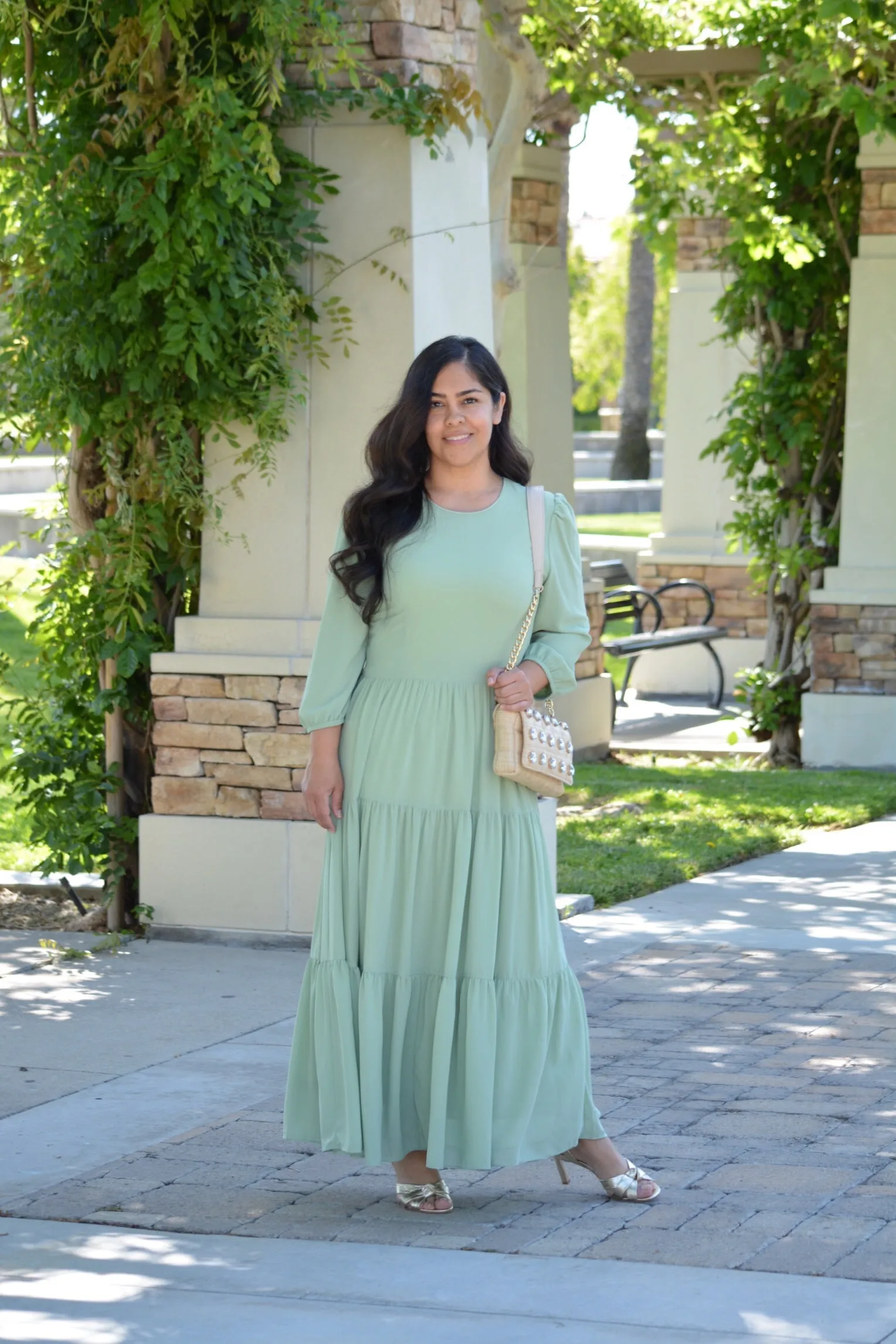 Marbella Sage Maxi Dress