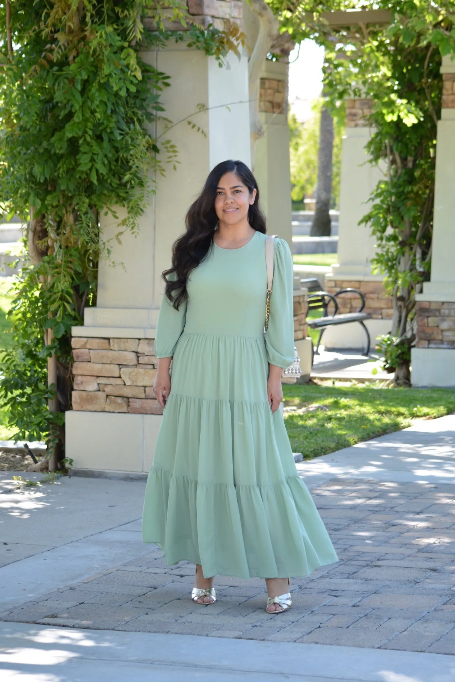 Marbella Sage Maxi Dress