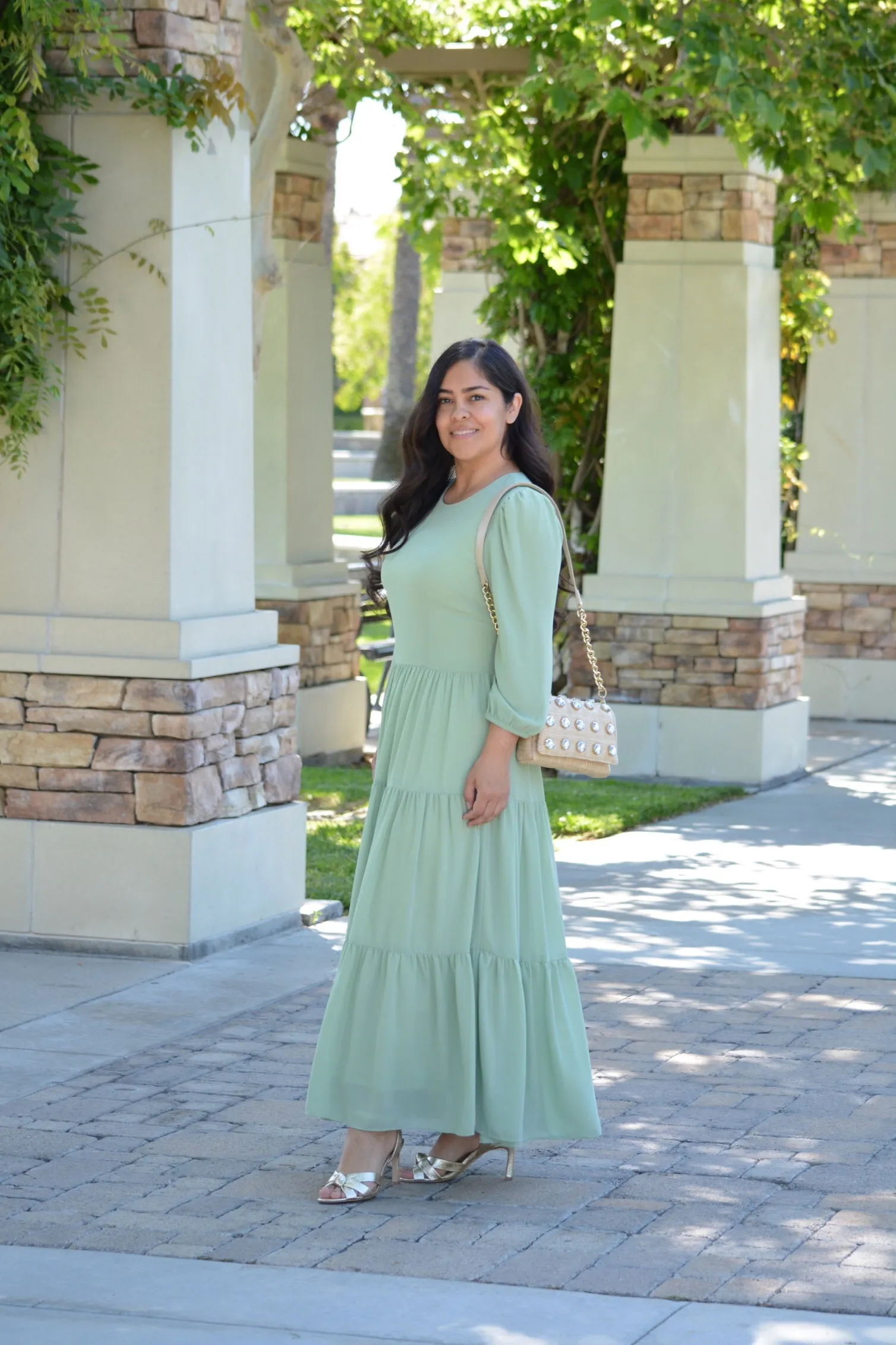 Marbella Sage Maxi Dress