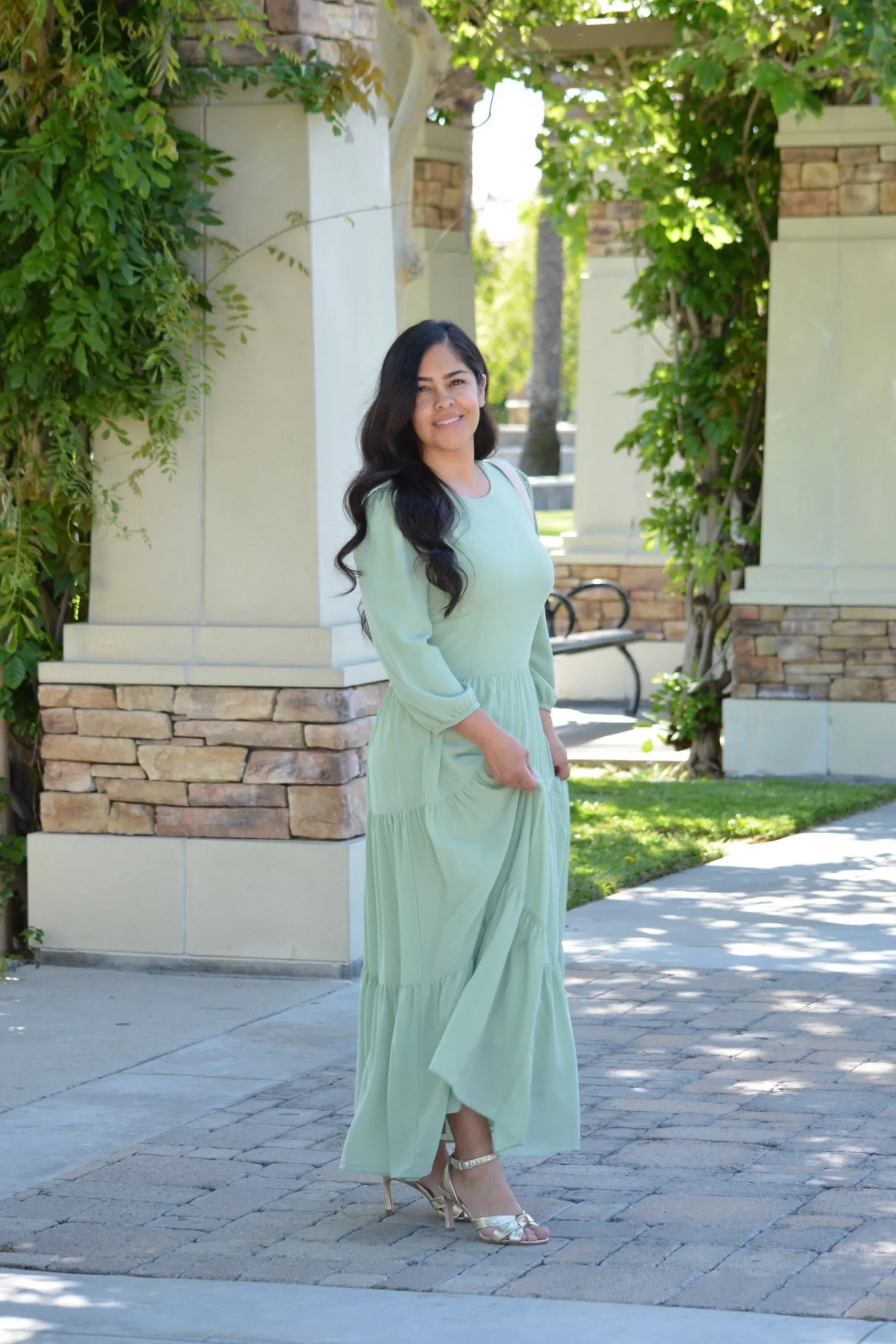 Marbella Sage Maxi Dress