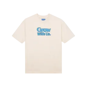 Market Grow With Us T-Shirt - Ecru